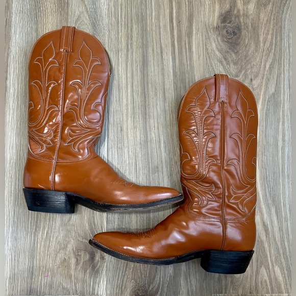 Hondo Boots 10B VINTAGE Mens Cowboy Boot from 1987. - Picture 1 of 10